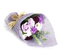 Purple Standing Soap Flower Bouquet - Special