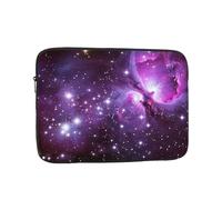 Purple Starry Sky Laptop Sleeve Case 15 Inch Suitable For Notebook Computer Tablet Traveling Carrying Simple Case