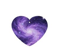 Purple Starry Sky Print Car Air Freshener Hanging 6-Pack Lavender Scented Car Fresheners Card for Car and Home