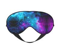 Purple Starry Sky Sleep Eye Mask Comfortable Eyes Hade for Sleeping,Light Blocking Sleep Mask with Adjustable Strap