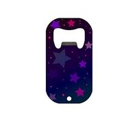 Purple Stars Mini Bar Blade Bottle Opener 7x3.8cm