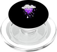 Purple Storms Can't Dim My Shine Purple Graphic PopSockets PopGrip for MagSafe