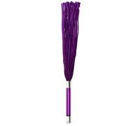 Purple Suede Flogger With Glass Handle And Crystal