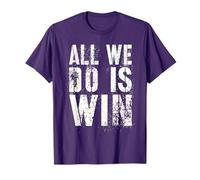 Purple Team All WE DO is Win Summer Camp Game Day Tournament T-Shirt