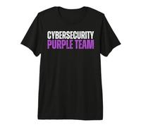 Purple Team Cybersecurity Ethical Hacking Cyber Security Premium T-Shirt
