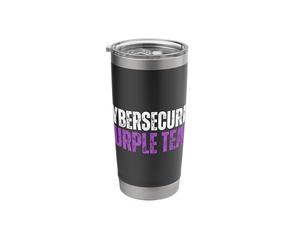 Purple Team Cybersecurity Ethical Hacking Cyber Security Stainless Steel Insulated Tumbler