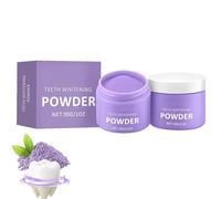 Purple Teeth Whitening Powder - Enamel-Safe Stain Remover, No Sensitivity, Deep Cleaning, Fresh Breath for Coffee, Tea, Food, Wine, and Tobacco Stains (1Pcs)