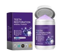 Purple Teeth Whitening Powder-Gently Cleans Surfaces, Restores Tooth Shine, Soothes Gum Discomfort, Eliminates Bad Breath, and Provides Lasting Freshness(1pcs)