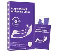 Purple Teeth Whitening Strips 14 Treatments - Enamel Safe & Non Sensitive Teeth Whitening, Fast Teeth Whitening Result in 7 Days,Removes Coffee/Wine Stains, Ideal for Coffee Drinkers & Smokers(28 Pcs)