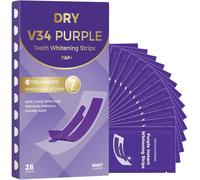 Purple Teeth Whitening Strips 14 Treatments - Enamel Safe & Non Sensitive Teeth Whitening, Fast Teeth Whitening Result in 7 Days, Removes Coffee Wine & Smoking Stains, 28 Strips
