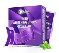 Purple Teeth Whitening Strips 21 Treatments - Whitening Strips that Enamel-Safe & No-Sensitivity & No-Slip - Fast Teeth Whitening Result in 7 Days - Whitening Kit for Coffee, Wine Stains Removal, Mint