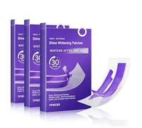 Purple Teeth Whitening Strips,3 Pack Whitening Strips, Gentle Care Teeth Whitening Kit for Sensitive Teeth Stain Removal,30 Minute Tooth Whitener Strips for Daily Stain Neutralising