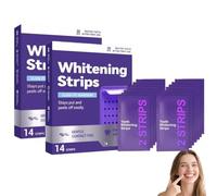 Purple Teeth Whitening Strips,Purple Tooth Whitening,Enamel-Care & No-Sensitivity & No-Slip Whitening Strips,Fast Whitening Result Within 30 Minutes,Whitening Kit for Coffee,Wine Stains Removal (2Set)
