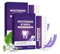 Purple Teeth Whitening Strips,Teeth Whitening Strips Purple,Enamel-Safe & No-Sensitivity & No-Slip Whitenings Strips,Whitenings Kit for Coffee,Wine Stains Removal Result in 7 Days (14PC)
