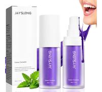 Purple Teeth Whitening Toothpaste - 2pcs, Stain Removal Booster