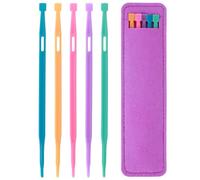 Purple Thang Sewing Tools, 5 Pcs Stuffing Quilting Accessories Tools, Versatile Gadgets for Quilting & Craft Projects Ideal for Sewing Kits, with Purple Storage Bag