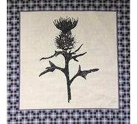 Purple Thistle 100% Egyptian Cotton Highland Thistle Panel Traditional Scottish Tartan Collection Fabric Quilting Patchwork Highland Coo 55cm x 58cm Approx.