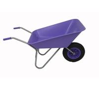 Purple Threeway Bull Barrow Picador Plastic Wheelbarrow