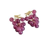 Purple-Toned Earrings Sweet, Stylish And Minimalist Ear Jewellery,2