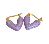 Purple-Toned Earrings Sweet, Stylish And Minimalist Ear Jewellery,3