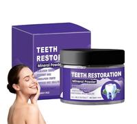 Purple Tooth Powder, Tooths Restoration Mineral Powder, Peroxide-Free Teeth Stain Remover, Fluoride-Free Mineral Tooth Powders, Tooths Restoration Powders with Fresh Breath, Remover for Coffee (1PCS)