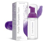 Purple Toothpaste for Teeth Whitening, Whitening Foam for Adults Teeth, Color Correcting Instant Tooth, Remove Stain Yellow Advanced Gentle Brightening Stain-Removing Formula for Daily Use