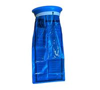 Purple Turtle Disposable Blue Vomit Plastic Sick Bags for Travel, Pregnancy, Nausea Sickness (50)