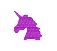 Purple Unicorn Pop It Fidget With Loud And Quiet Sides Bubbles