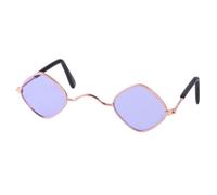 (Purple) Unique Brightly Colored Dog Glasses Cute Design Sunglasses For Fashionable Dogs