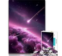 Purple Universe Starry Sky 1000 Piece Jigsaw Puzzles for Adults,Help The Brain Exercise Addictive Toys to Cultivate Patience A Work of Art (38x26cm)