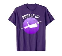 Purple Up C130 Hercules Military Kids Boys C130 Purple Up T-Shirt
