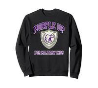 Purple Up For Military Kids Eagle Shield Support Graphic Sweatshirt