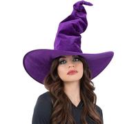 Purple Velour Witch Hat