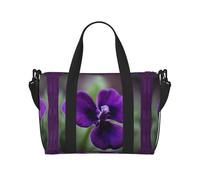 Purple velvet 02 print Travel Bags Large Crossbody Bags Shoulder Bags Carry-on Spacious Bags Gym Bags, Black, One Size