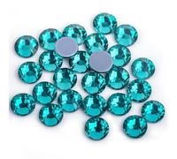 Purple Velvet Crystal Hot Fix Glass Strass Hotfix Iron On Rhinestones Sewing Fabric Decorations for DIY Manicure Face Art(Coffee,SS6-1440pcs)