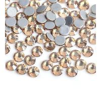 Purple Velvet Crystal Hot Fix Glass Strass Hotfix Iron On Rhinestones Sewing Fabric Decorations for DIY Manicure Face Art(Black Nickel,SS30-288pcs)