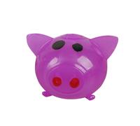 (Purple) Venting Toy Pig Shape Splat Decompression Game Variability And Recovery 100ml