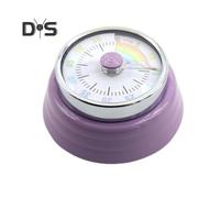 (purple) Visual Timer Japanese Mechanical Timer Magnetic Backing Timer No Batteries Required Loud Alarm Versatile Kitchen Timer for Gym Yoga Study Home