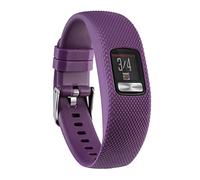 Purple Vivofit 4 Straps Compatible with Garmin Vivofit 4 Watch Band Strap Bracelet Wristband for Men Women Replacement Accessory- Colorful Vivofit 4 Silicone Watchband with Metal Clasp Buckle Small