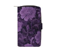 Purple Wallet Multifunctional Wallets for Men Compact Wallet Purse Passport Bag
