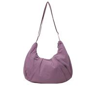 Purple Water-Resistant Nylon Gym Bag with Adjustable Strap - Large Capacity Crossbody Shoulder Tote for Women and Men, Fitness, Yoga, Work, Travel & Daily Use, Lightweight Durable Weekender, Sports
