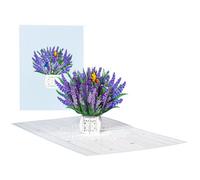 Purple Whispers Lavender Bouquet Greeting Card