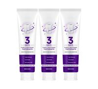 Purple Whitening Toothpaste, 3 Days to a Brighter-Looking Smile，3PC
