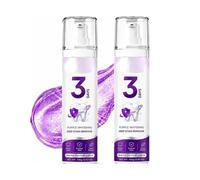 Purple Whitening Toothpaste,3 Days to a Brighter Looking Smile Color Corrector Teeth Whitening Gel,Looking Smile,Stain Removal Toothpaste for Coffee, Tea & Wine,Fresh Breath,Daily Oral Care (2 pcs)