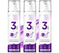 Purple Whitening Toothpaste,3 Days to a Brighter Looking Smile Color Corrector Teeth Whitening Gel,Looking Smile,Stain Removal Toothpaste for Coffee, Tea & Wine,Fresh Breath,Daily Oral Care (3 pcs)