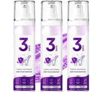 Purple Whitening Toothpaste,3 Days to a Brighter Looking Smile,Color Corrector Teeth Whitening Gel,Surface Stain Removal Toothpaste for Coffee, Tea & Wine,Whitened Teeth,Fresh Breath (3 Pcs)