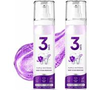 Purple Whitening Toothpaste,3 Days to a Brighter Looking Smile,Color Corrector Teeth Whitening Gel,Surface Stain Removal Toothpaste for Coffee, Tea & Wine,Whitened Teeth,Fresh Breath (2 Pcs)