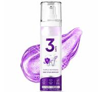 Purple Whitening Toothpaste, 3 Days to a Brighter Looking Smile Color Corrector Teeth Whitening Gel, Stain Removal Toothpaste for Coffee, Tea & Wine, Fresh Breath Bright Tooth ，1