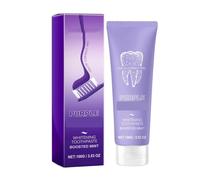 Purple Whitening Toothpaste - Removes Surface Stains, Protects Gums, Freshens Breath, Long-Lasting Fragrance, Easy 2-3 Minute Usage(1pcs)