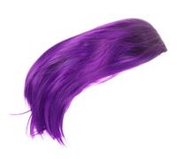 Purple Wig Short Gradient Bob Wig Synthetic Fibre Cosplay Womens Style | Breathable Design, Secure Fit Straps, Adjustable Sizing, Includes Wig Cap, Suitable for Women, Fashion Events and Club Nights